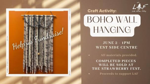 Craft Activity: BOHO Wall Hanging